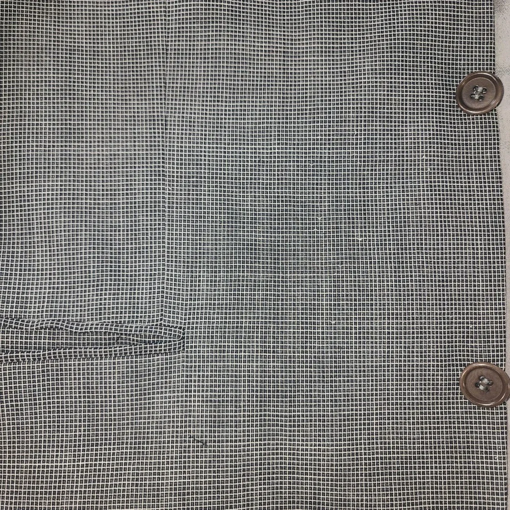 Hugo Boss Einstein Grey Micro Check Wool Blend 3 Button Blazer Mens 46L Classic